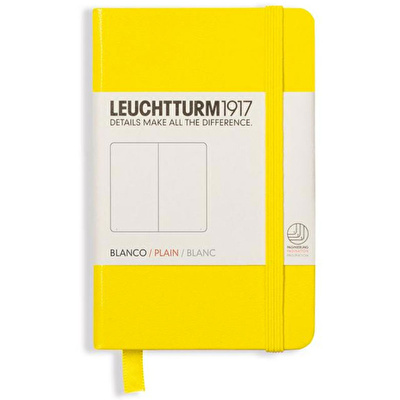 LEUCHTTURM Not Defteri Mini Boy (A7)  Limon Sarı